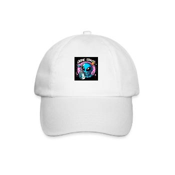 Alien Drink Space - Baseball Cap - white/white - Front
