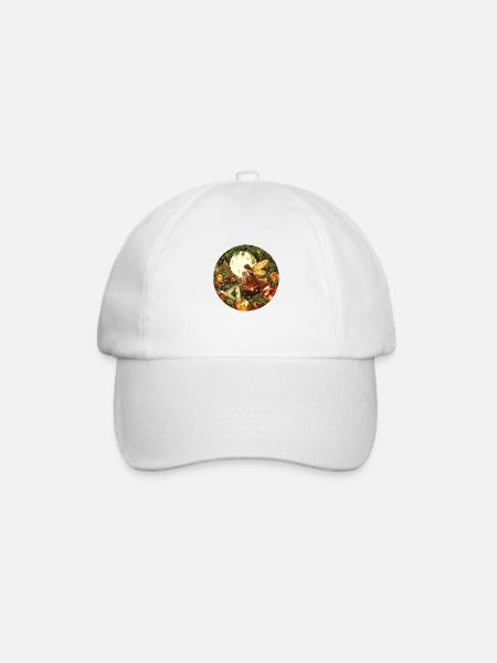 Sumpf-Fee - Baseballkappe - Weiß/Weiß