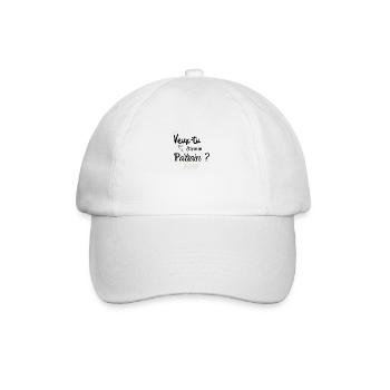 Veux tu être mon parrain - Casquette classique - blanc/blanc - Devant