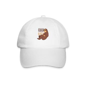 6434 ImASlothTshirt PR t-shirt - Casquette classique - blanc/blanc - Devant