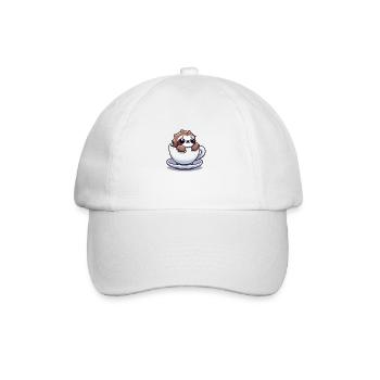 Sloth Coffee Mug - Baseball Cap - white/white - Front