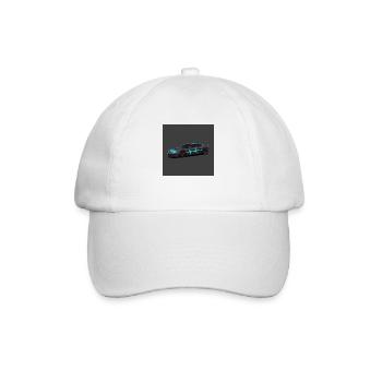 Leistung trifft Design: Die Faszination Sportwagen - Baseballkappe - Weiß/Weiß - Vorne