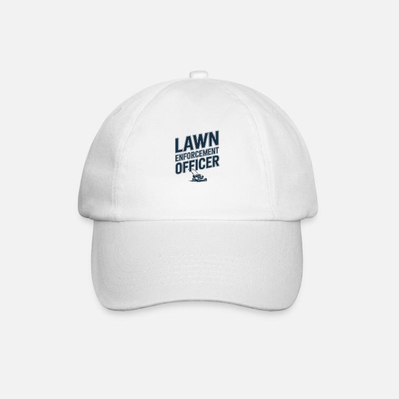 Agent d’application de la loi sur les pelouses - Casquette classique - blanc/blanc