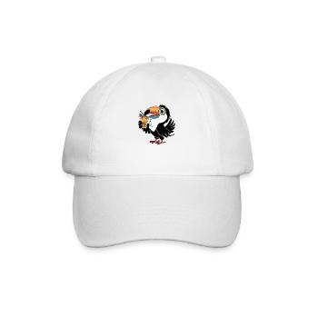 Cute Toucan - Baseball Cap - white/white - Front