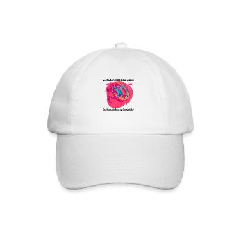 Autism Quote T-Shirt - Baseball Cap - white/white - Front