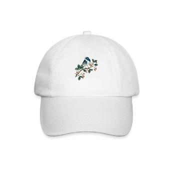 Colorful bird - Baseball Cap - white/white - Front