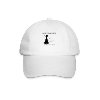 Quand je pète, je fais des paillettes - Casquette classique - blanc/blanc - Devant