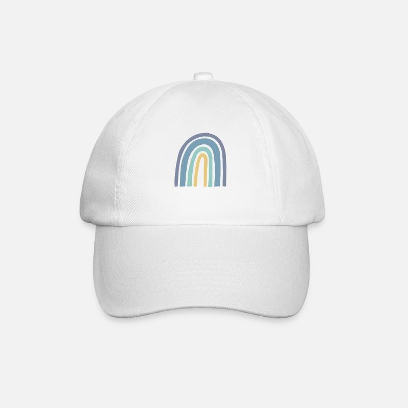 Cute Rainbow - Baseballkappe - Weiß/Weiß