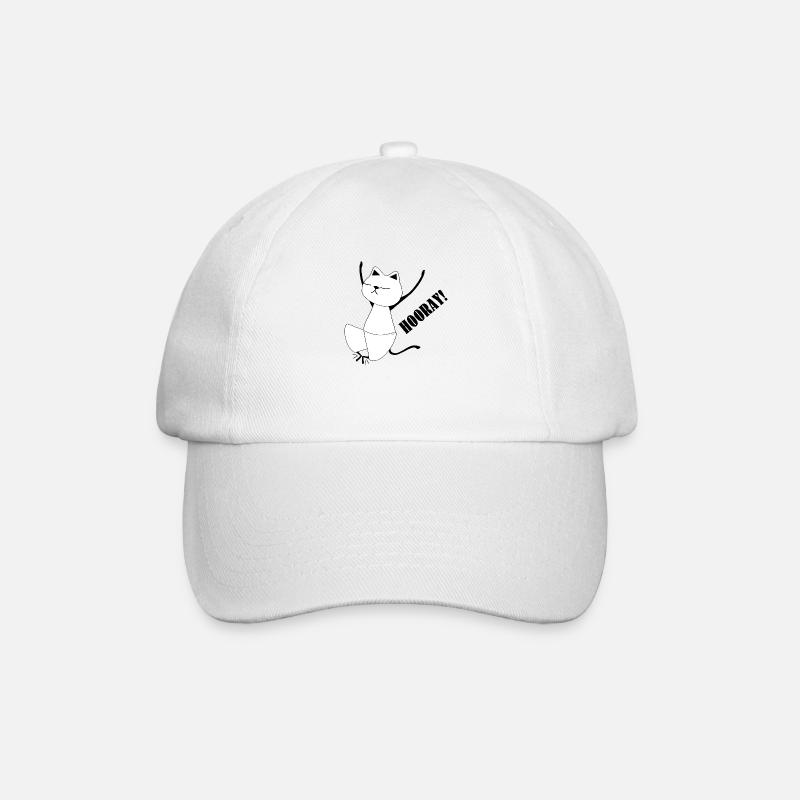 Nekochan Antonio Hourra ! - Casquette classique - blanc/blanc