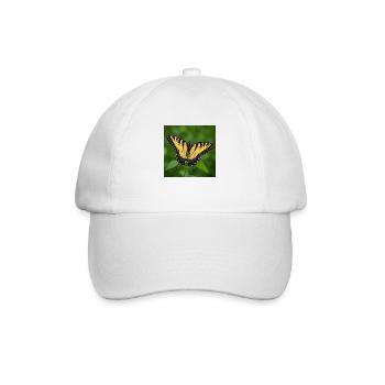 Eastern Tiger swallowtail - Baseball Cap - white/white - Front