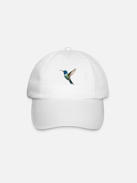 Hummingbird – Lightness in Colors - Baseball Cap - white/white