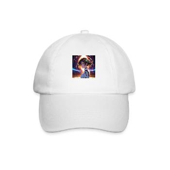 Futuristic Space Cosmonaut 2 - Baseball Cap - white/white - Front