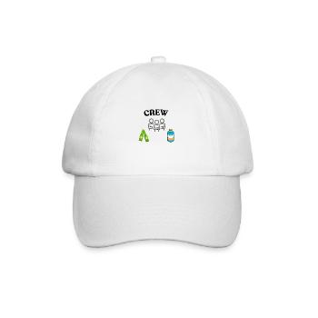 Bachelor party crew, celebrate, best man - Baseball Cap - white/white - Front