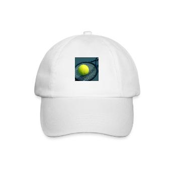 Sports - Tennis, raquette et balle - Casquette classique - blanc/blanc - Devant