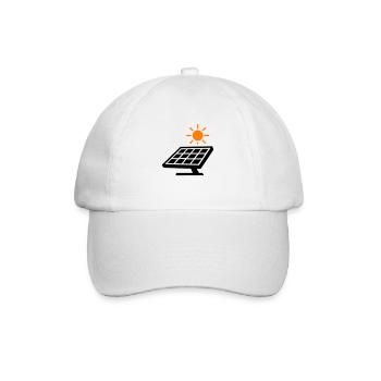 Solar Panels Photovoltaic System - Baseball Cap - white/white - Front