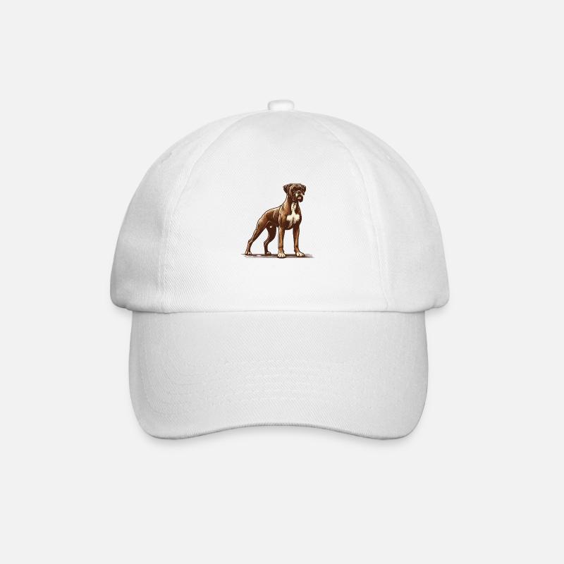 Boxer - Baseball Cap - white/white