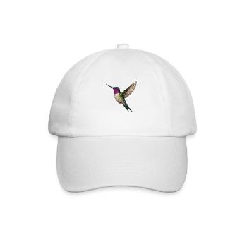 Colibri majestueux à l’aspect aquarelle - Casquette classique - blanc/blanc - Devant