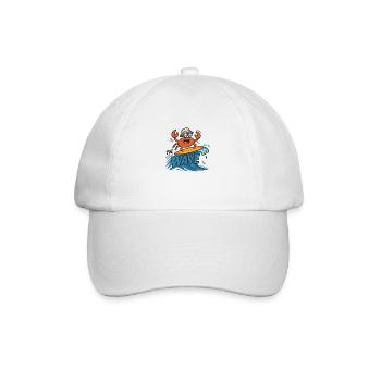 crabe surfeur - Casquette classique - blanc/blanc - Devant