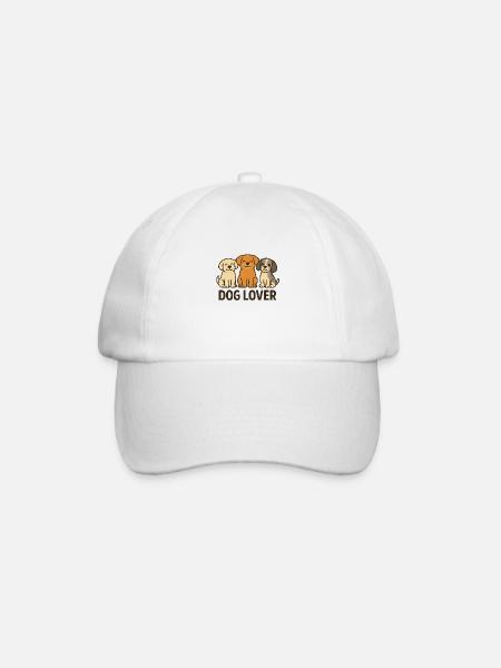 Trio d’amoureux des chiens mignons - Casquette classique - blanc/blanc
