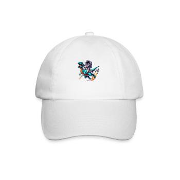 Dinosaure astronaute - Casquette classique - blanc/blanc - Devant