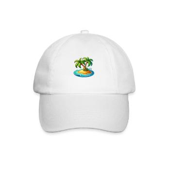 Île Palm - Casquette classique - blanc/blanc - Devant