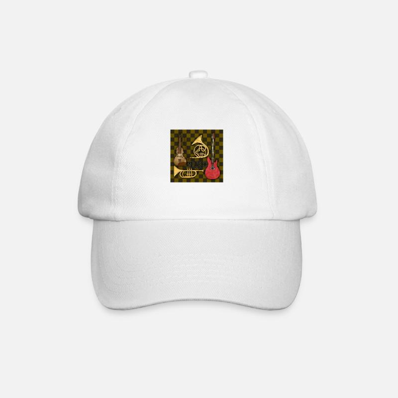 Instruments de musique - Casquette classique - blanc/blanc