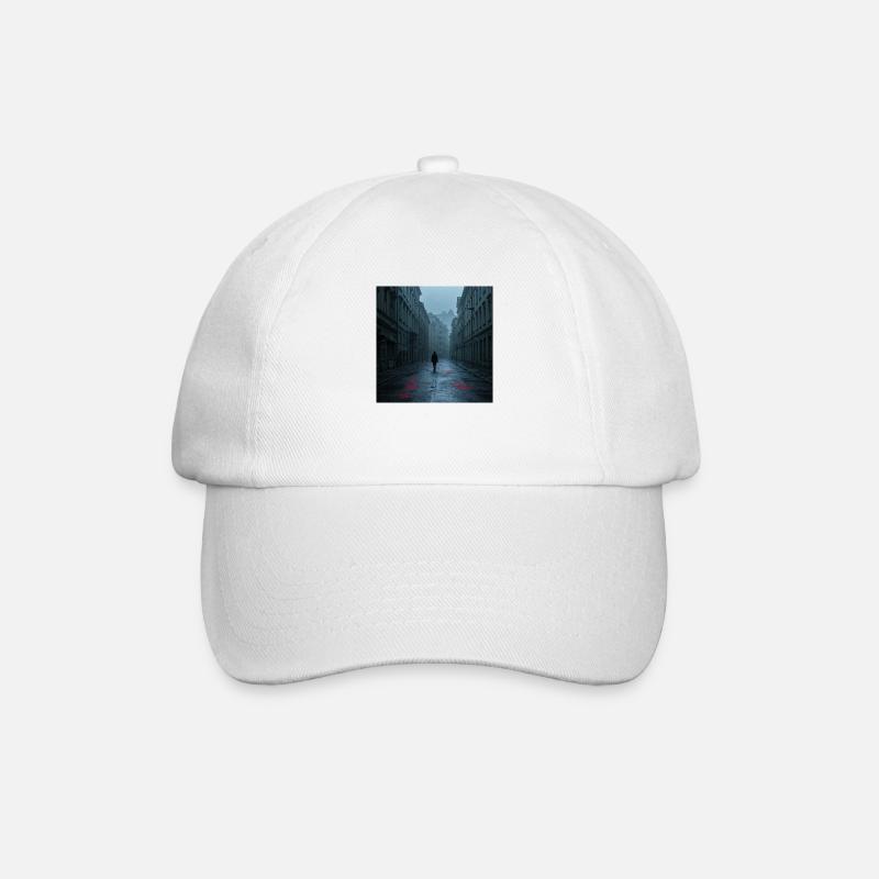 Fog Stream City - Baseball Cap - white/white