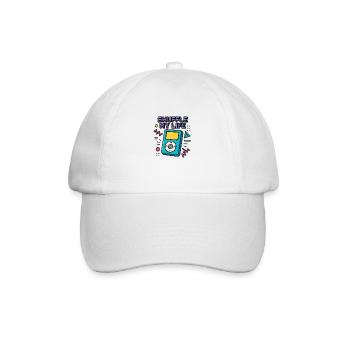 Shuffle your life - Baseballkappe - Weiß/Weiß - Vorne