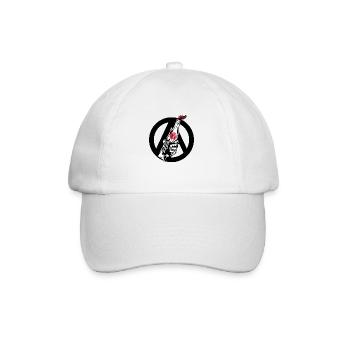 Anarchy - Baseball Cap - white/white - Front
