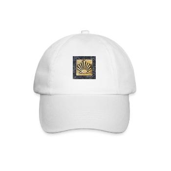 Coquille Saint-Jacques Camino de Santiago - Casquette classique - blanc/blanc - Devant