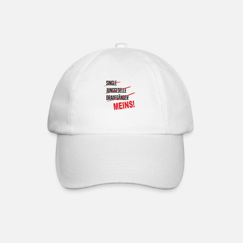 Beziehung - Baseballkappe - Weiß/Weiß