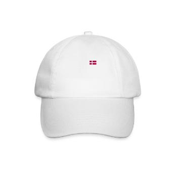 Drapeau du Danemark Drapeau du Danemark Danemark Danemark - Casquette classique - blanc/blanc - Devant
