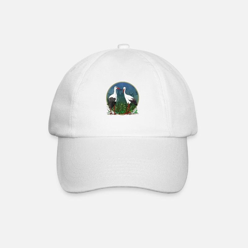Cigognes - Casquette classique - blanc/blanc
