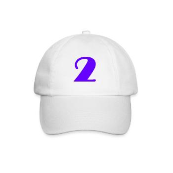 2. 2 ANS. 2e ANNIVERSAIRE. ANNIVERSAIRE 2 ANS - Casquette classique - blanc/blanc - Devant