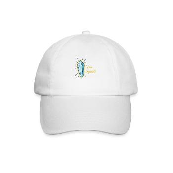 J’adore les cristaux - Casquette classique - blanc/blanc - Devant
