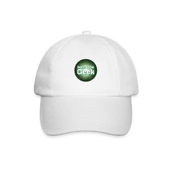 born to be geek - Casquette classique - blanc/blanc - Devant