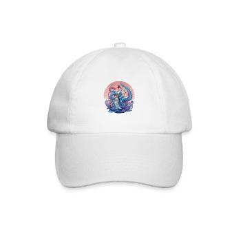 Protecting the Dragon - Baseball Cap - white/white - Front