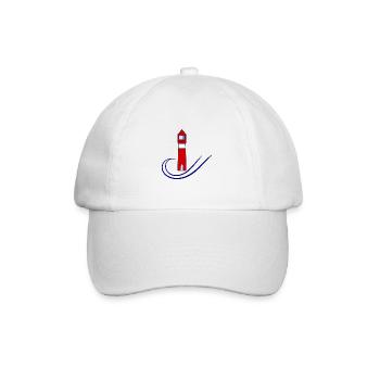 lighthouse. sea. OCEAN, OCEAN. nature. holiday. journey - Baseball Cap - white/white - Front