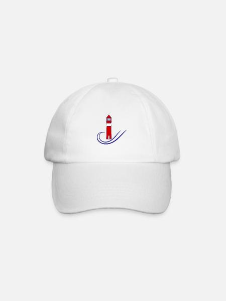 - PHARE. - MEER. OCEAN. NATUR. - Urlaub. REISE - Baseballkappe - Weiß/Weiß
