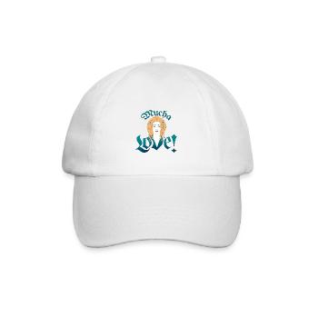 Mucha LOVE - Baseballkappe - Weiß/Weiß - Vorne