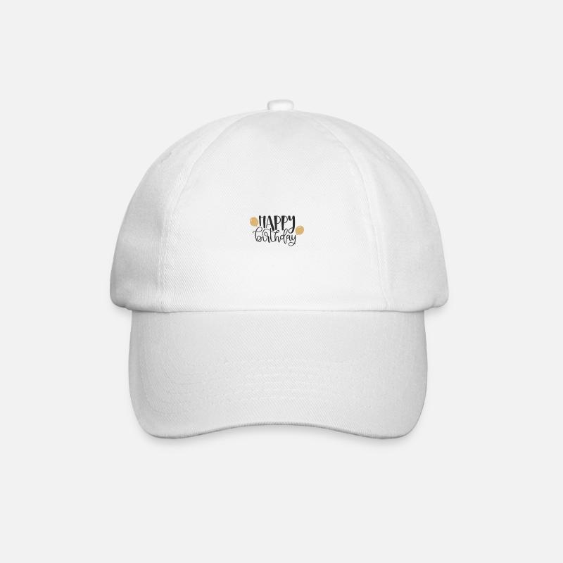 Joyeux anniversaire - Casquette classique - blanc/blanc