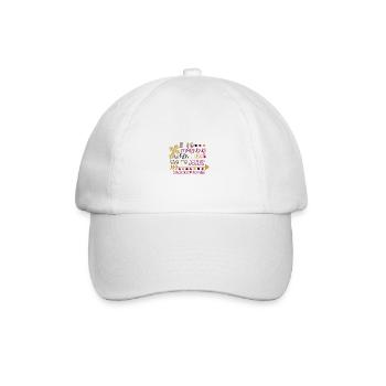 Bible Bible Verses Christian Sayings Jesus God - Baseball Cap - white/white - Front