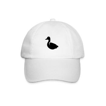 Ente - Baseballkappe - Weiß/Weiß - Vorne