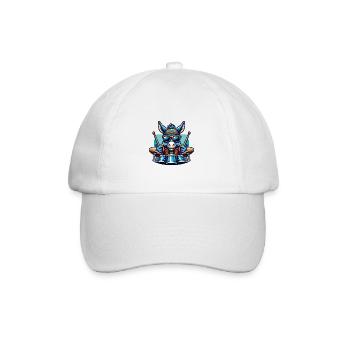 Global - Black without Japan Template - Baseball Cap - white/white - Front