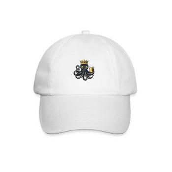 Octopus Bière Drôle - Casquette classique - blanc/blanc - Devant