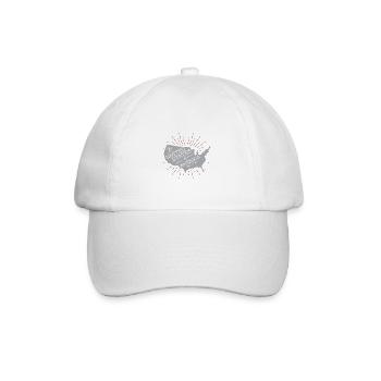 The United States of America Est 1776, 4. - Baseball Cap - white/white - Front