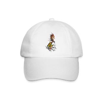 Guitar Dragon - Casquette classique - blanc/blanc - Devant
