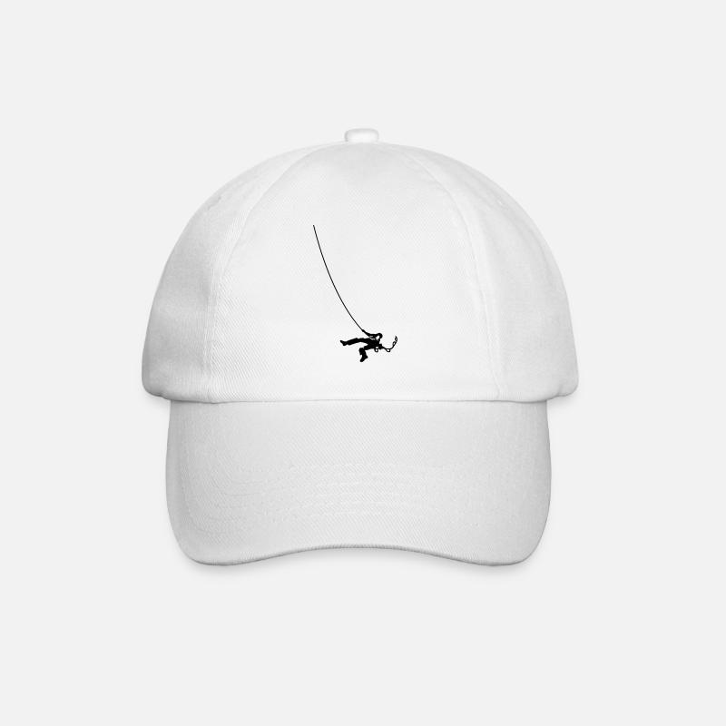 Big wall climbing - Baseball Cap - white/white