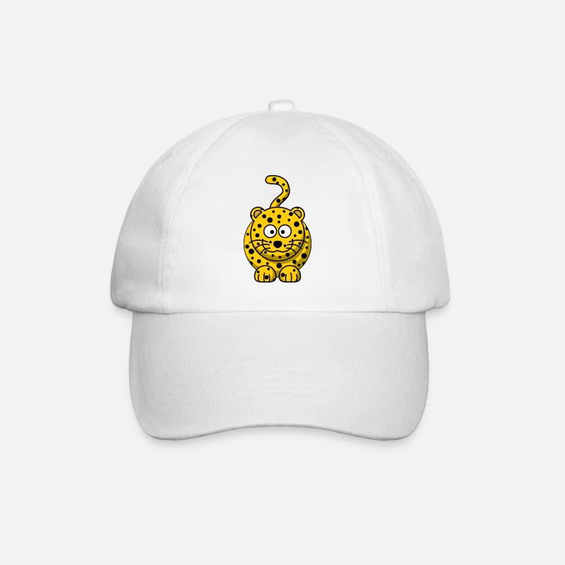 Leopard Cartoon - Casquette classique - blanc/blanc