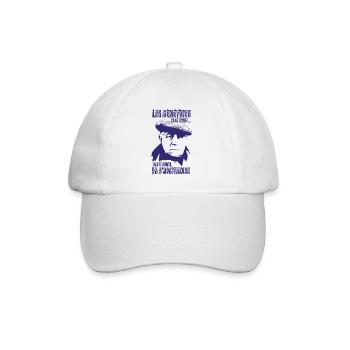 Jean Gabin - Le cave se rebiffe (Bleu) - Casquette classique - blanc/blanc - Devant